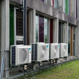 Air Conditioning Corporate Building Outdoors